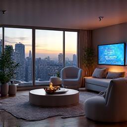 Smart home living room interface